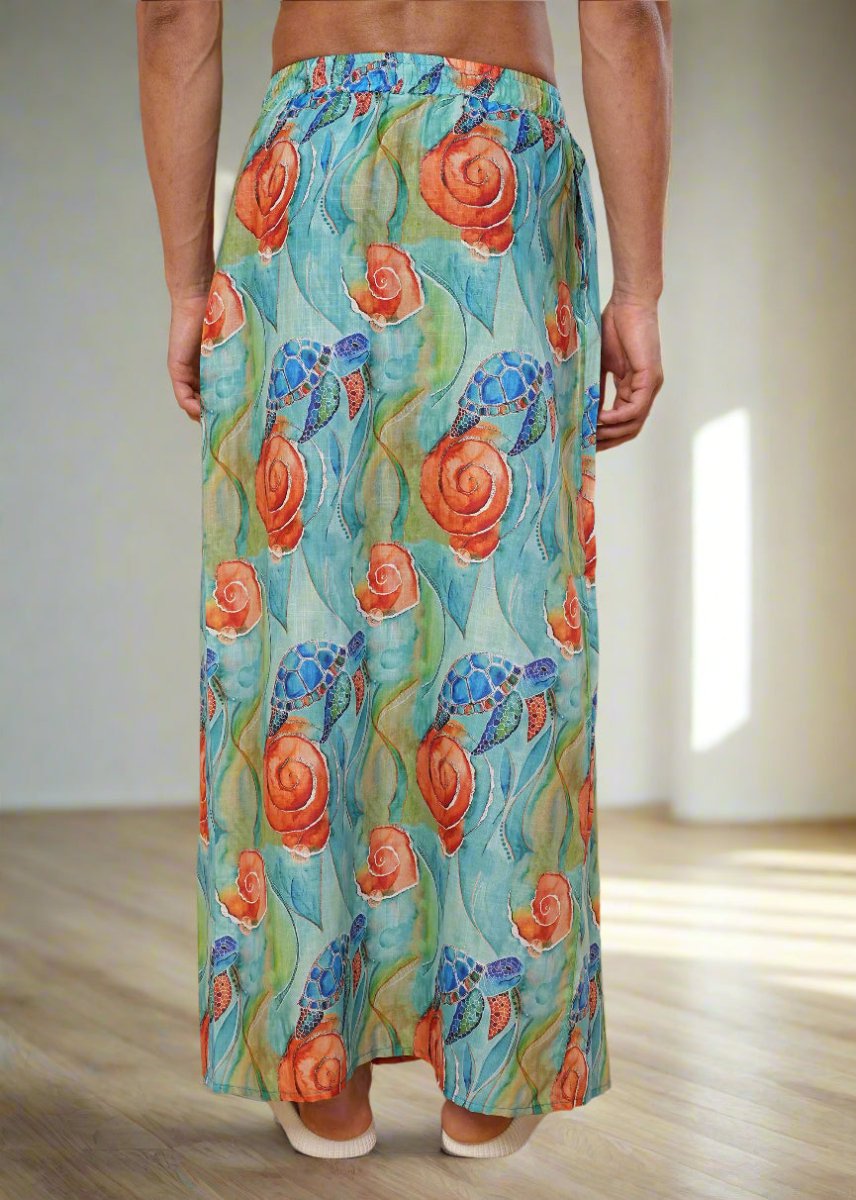 Men Tortoise Print Pajamalungi