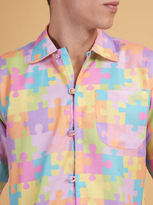 Pastel Puzzle Shirt