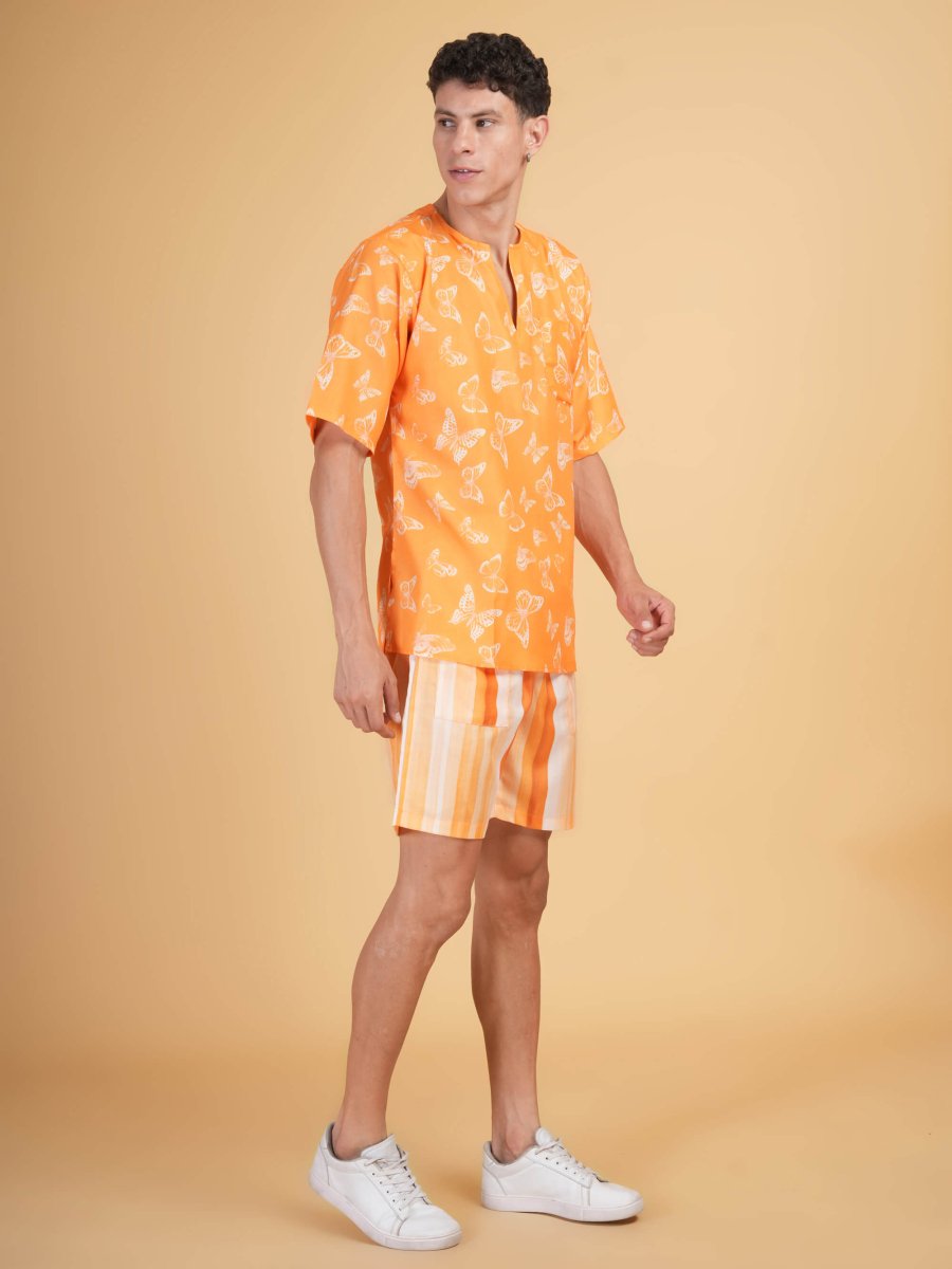 Butterfly Breeze Kurta&Short Set