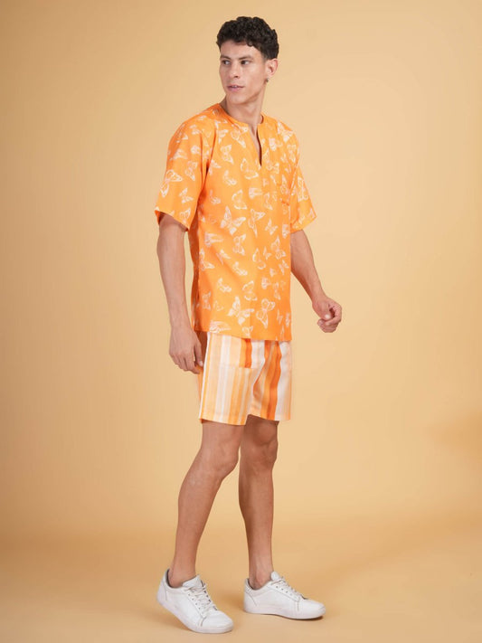 Butterfly Breeze Kurta&Short Set