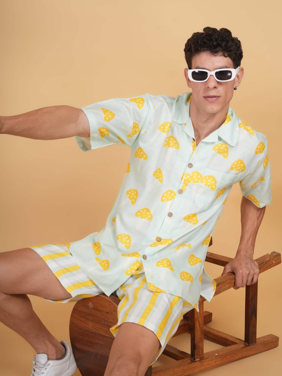 Mushroom Meadow Shirt&Short Set