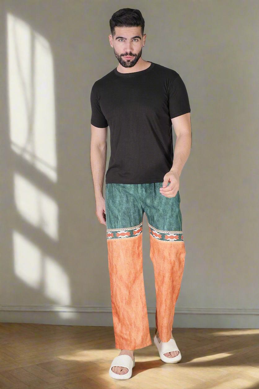 Rustic Boho Men's Pajama - Nirmal Online