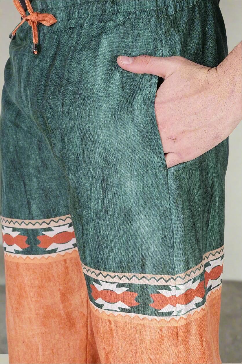 Rustic Boho Men's Pajama - Nirmal Online