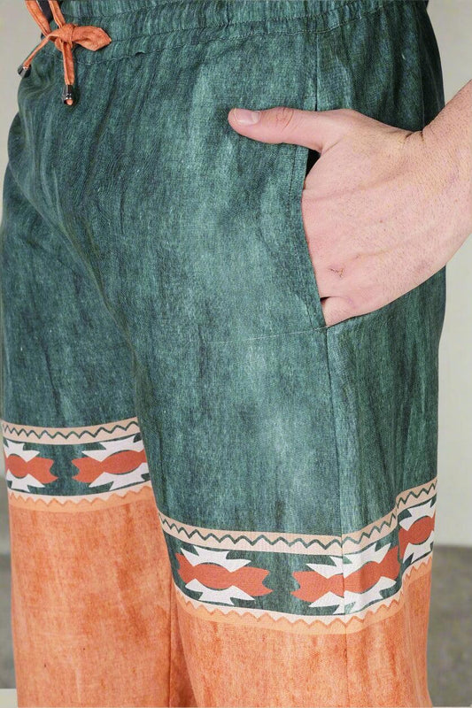 Rustic Boho Men's Pajama - Nirmal Online