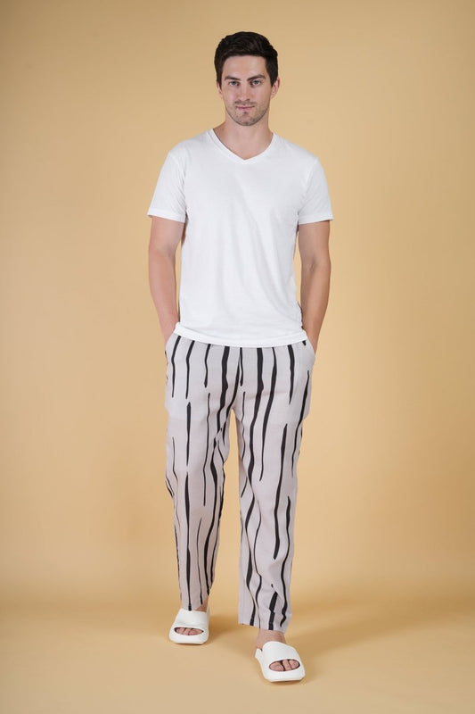 Minimalist Long Stripe Pajama