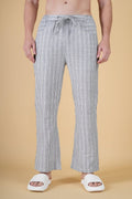 Men Grey Stripe Pajama