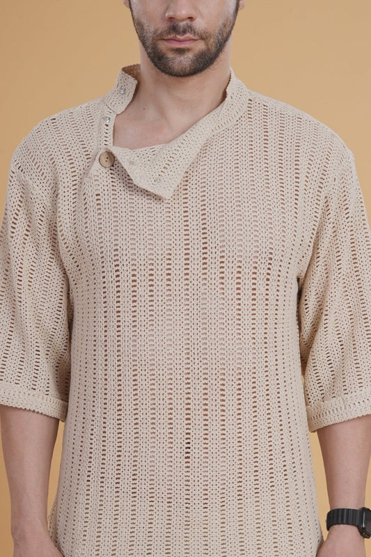 Breezy Mesh Crochet Top