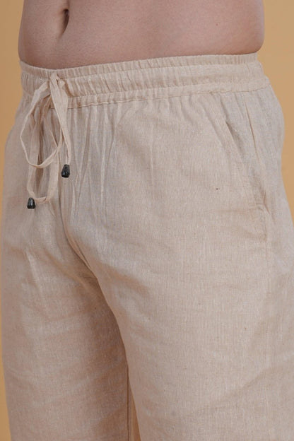 Men's Cream line touch cotton Pajama