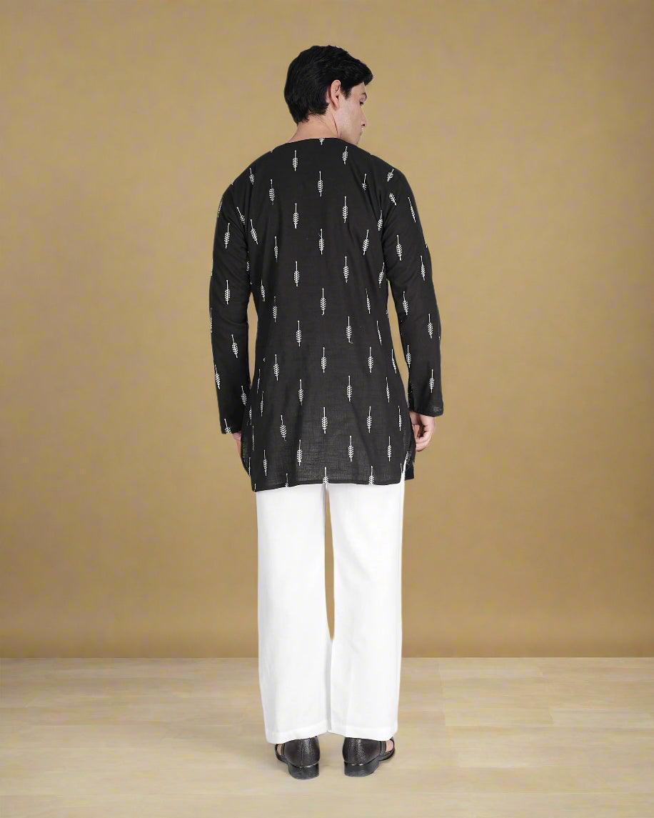 Black Grace Kurta - Nirmal Online