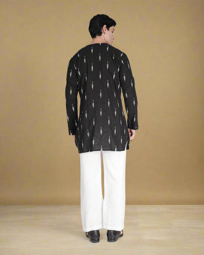 Black Grace Kurta - Nirmal Online