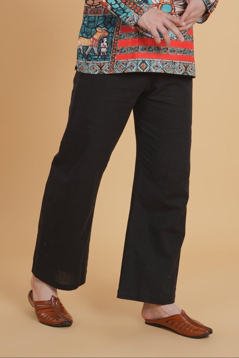 Boho Tribal Vibe Classic Black Relax Fit Pajama