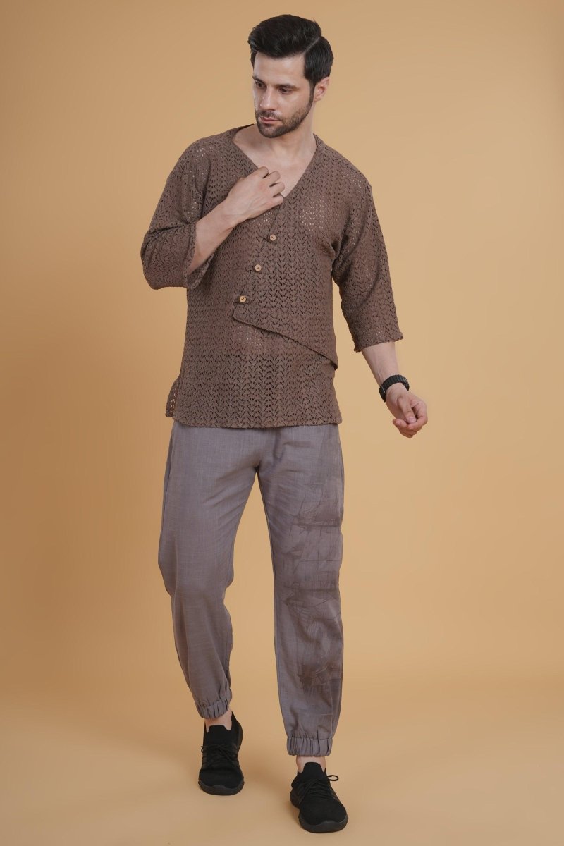 Clay Fold Printed Pajama