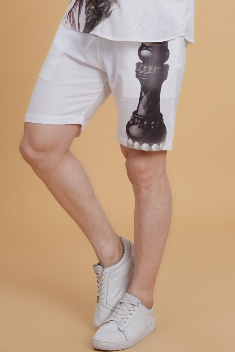 Tropical Checkmate Shorts - Nirmal Online