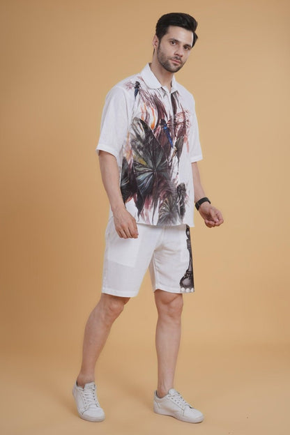 Tropical Checkmate Shorts - Nirmal Online