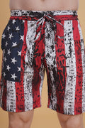 Star & Stripe printed Short