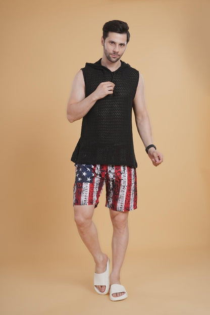 Street star Crochet Short