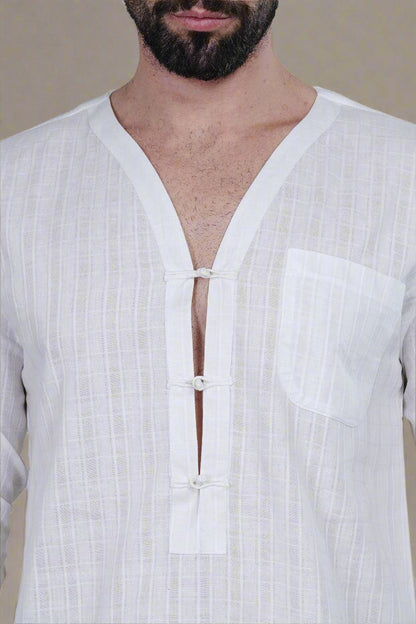 Blue Floral Digital Print PajamaLungi - Nirmal Online