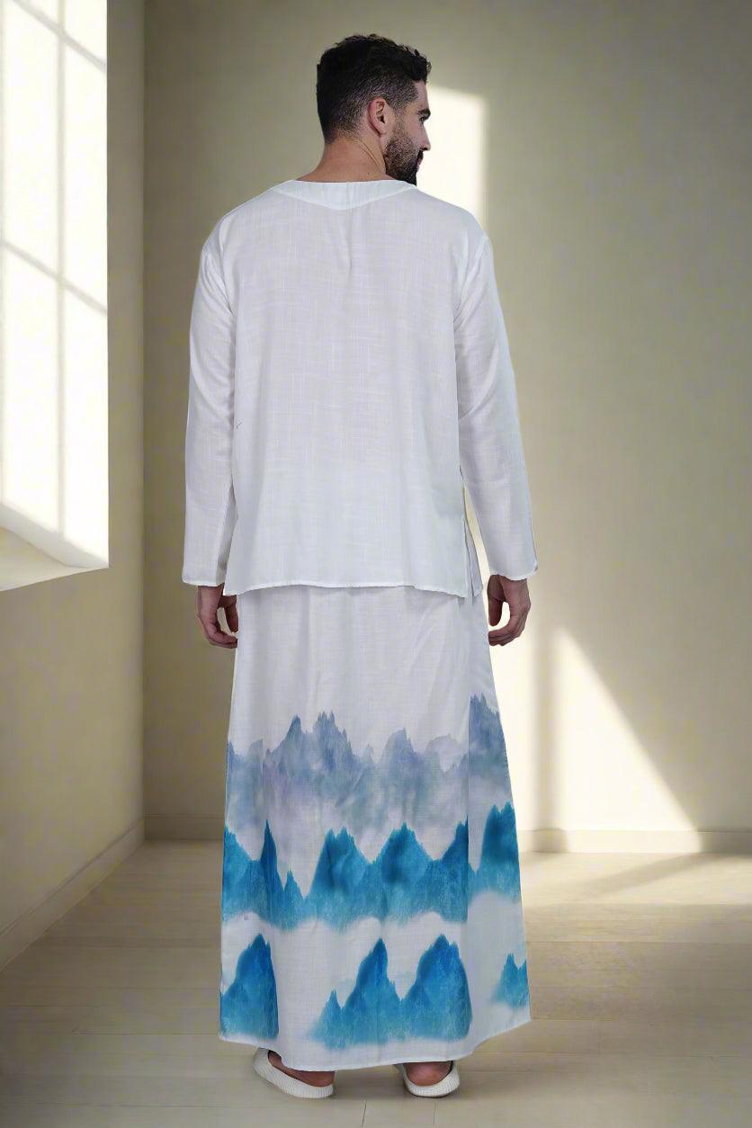 Ocean Breeze Ensemble PajamaLungi - Nirmal Online