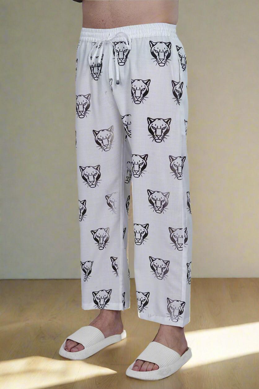 Tiger Pride Print Pajama - Nirmal Online