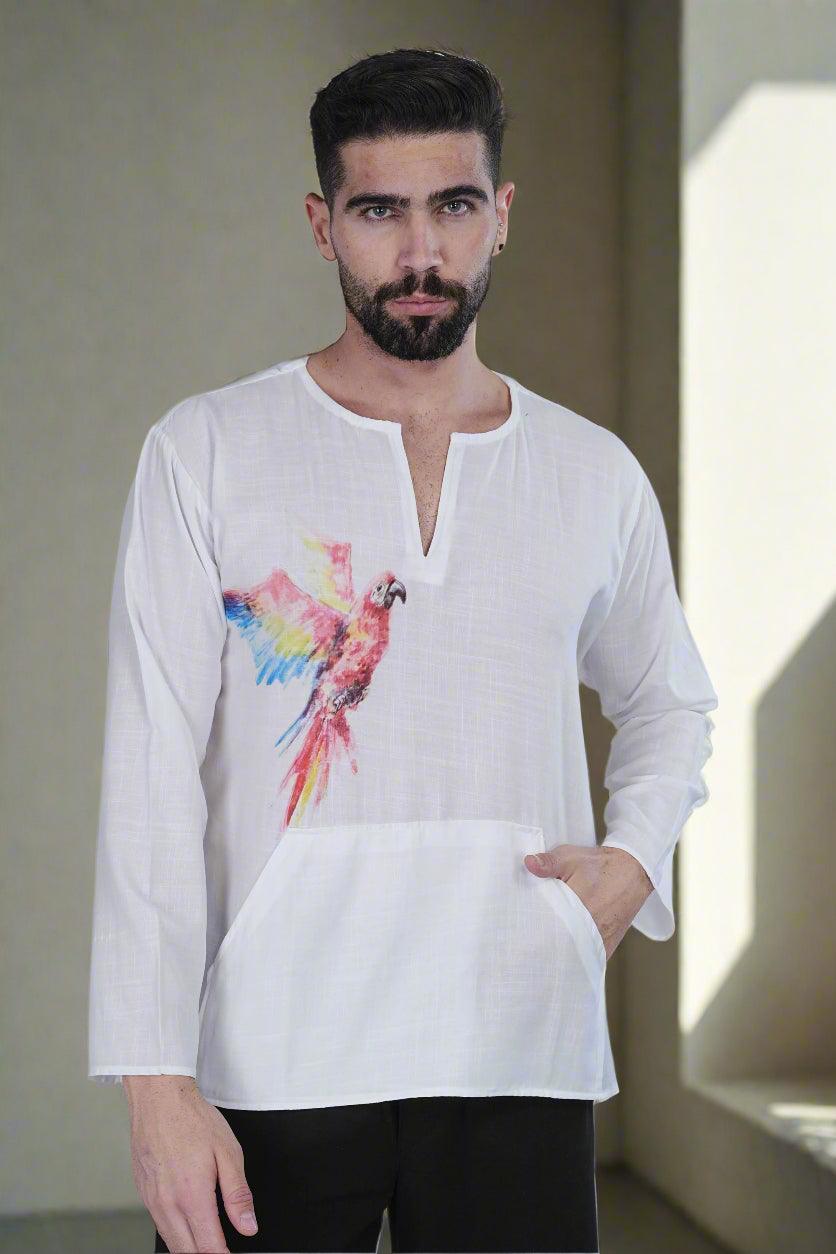 Parrot Harmony Kurta - Nirmal Online