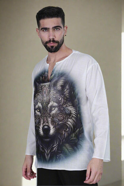 Wolf Harmony Kurta - Nirmal Online