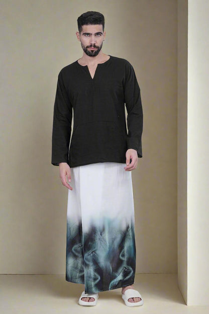 Midnight Mist Ensemble PajamaLungi - Nirmal Online