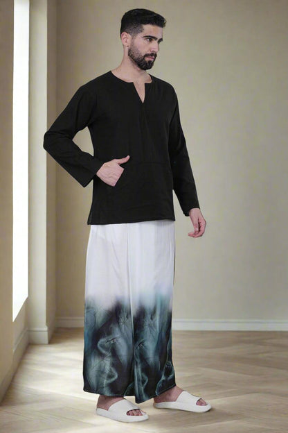 Midnight Mist Ensemble PajamaLungi - Nirmal Online