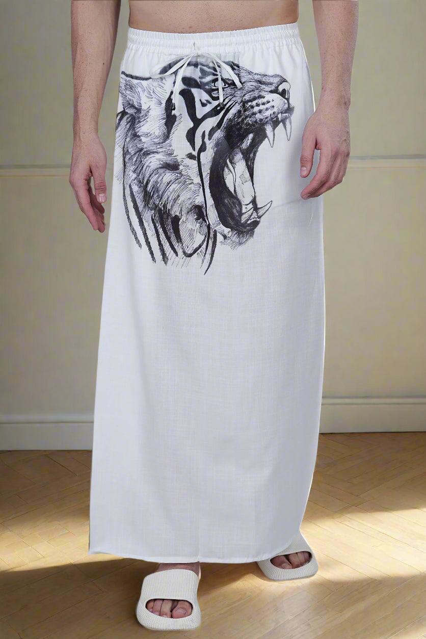 Lion Print PajamaLungi - Nirmal Online