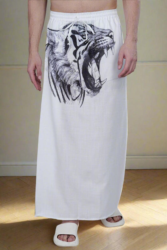 Lion Print PajamaLungi - Nirmal Online