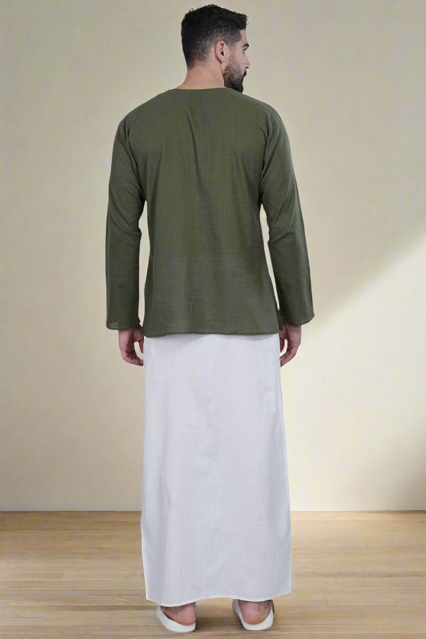 Serene Lotus Ensemble PajamaLungi - Nirmal Online