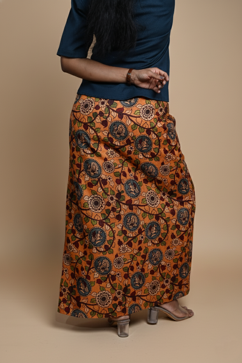 Women Tree Leaves Printed Pajamalungi
