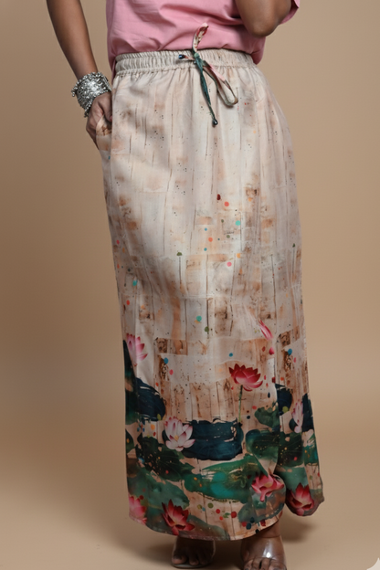 Women Peach Pink Cotton Kurta