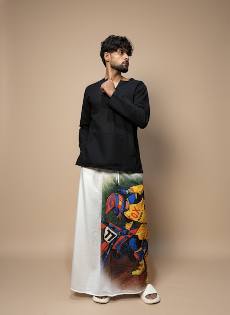 Men Moto-Art Pajamalungi