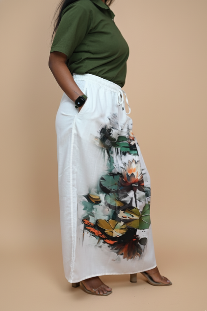 Women Serene Lotus Ensemble PajamaLungi