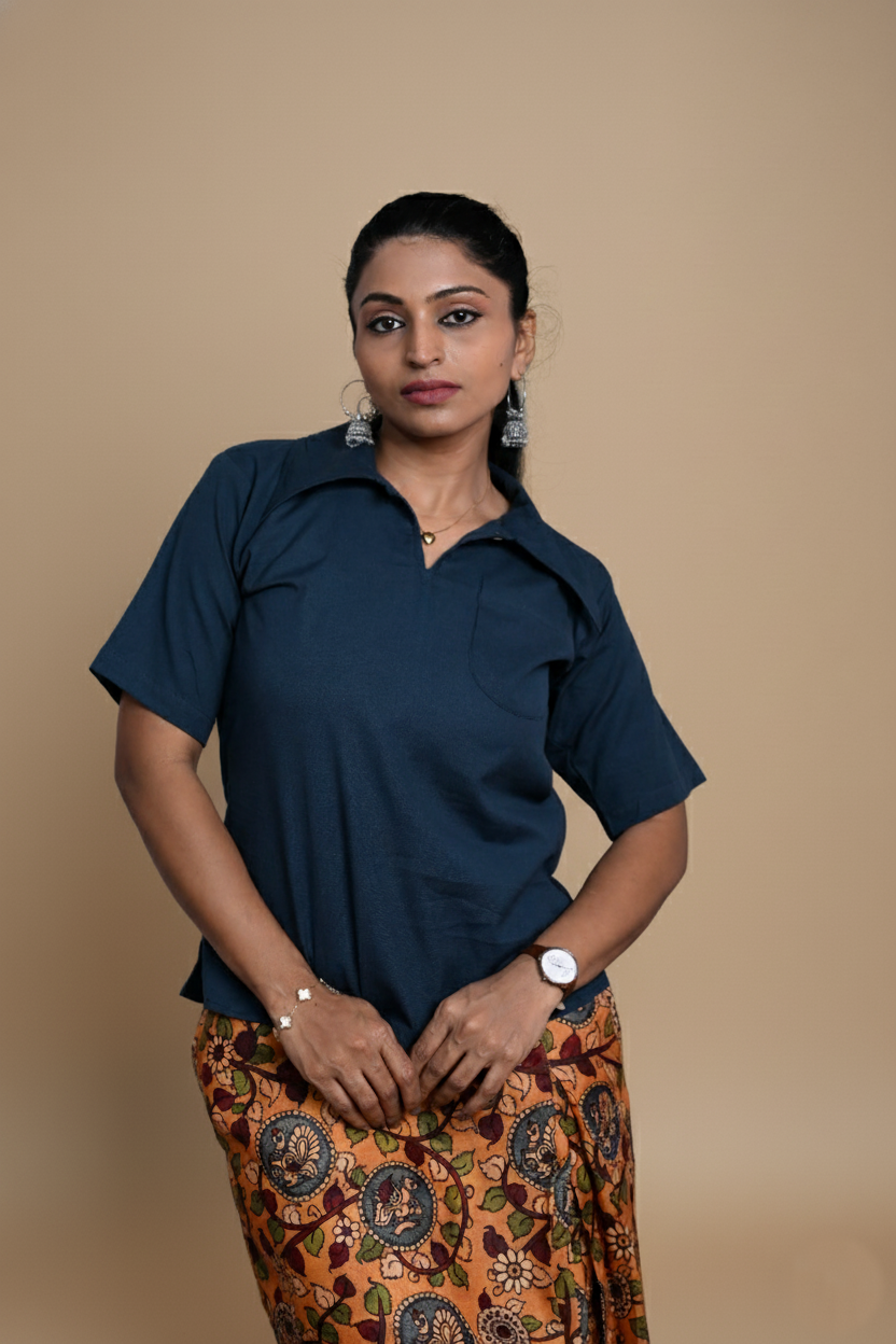 Women Tree Leaves Printed Pajamalungi