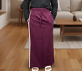 Men's Wine Color With Cream Stripe Pajamalungi