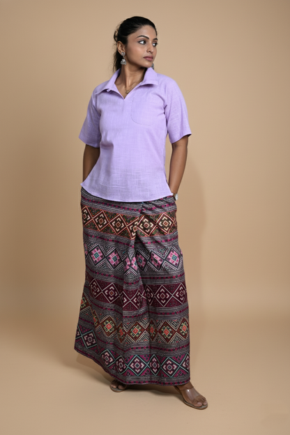 Women Diamond shape multicolor pajamalungi