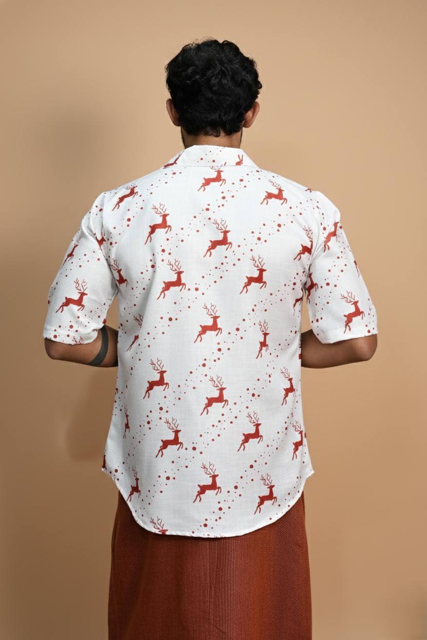 SnowStag Heritage Digital Print Kurta For Men