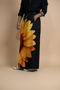 Men Sunflower Black  Pajamalungi
