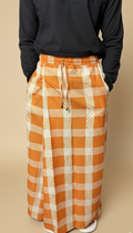 Men Classic Orange Checked Pajamalungi