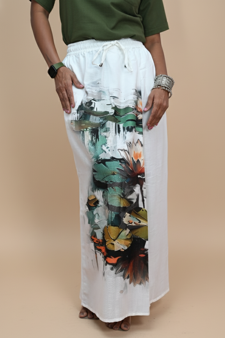 Women Serene Lotus Ensemble PajamaLungi