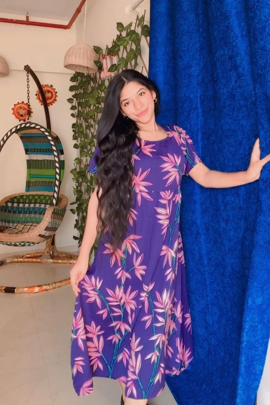Twilight Blossom Dress - Nirmal Online