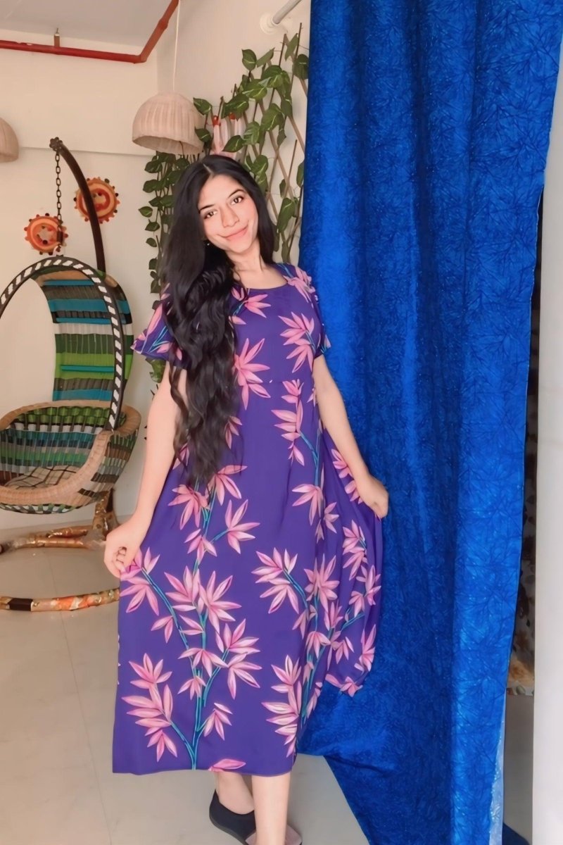 Twilight Blossom Dress - Nirmal Online