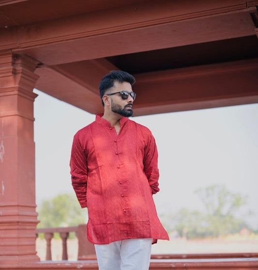 Gulrang Grace Kurta - Nirmal Online