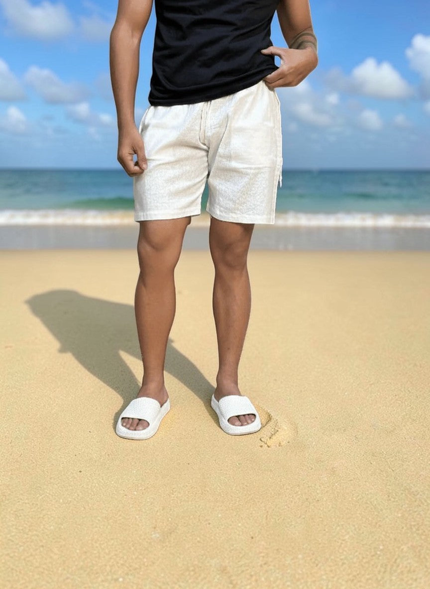 OFF white short for beach