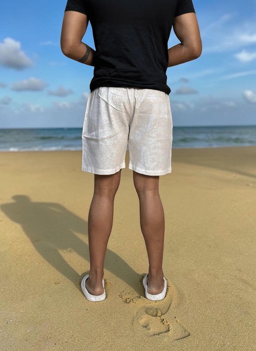 OFF white short for beach