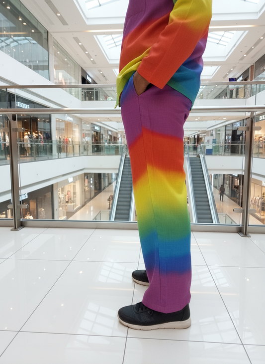 rainbow multicolor pajama for men