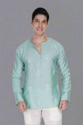 Mint Serenity Ensemble Kurta - Nirmal Online