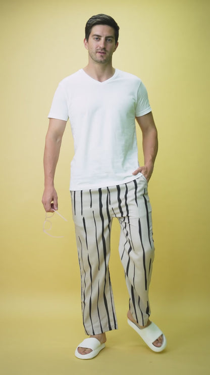 Minimalist Long Stripe Pajama