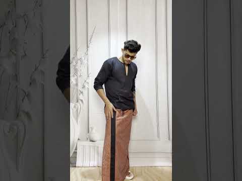 Men Coppar Color With Black Contrast Stripe Pajamalungi